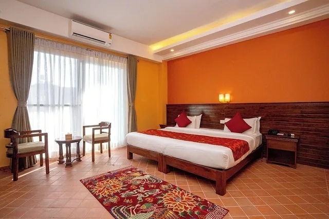 غرفة ديلوكس بسريرين منفصلين بشرفة، Hotel Dolmaling 1/10