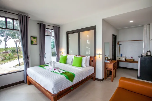 Villa, Double Bed, Sea Front, Lanta Corner Resort 1/1