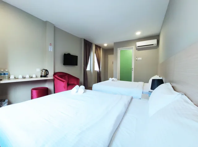 غرفة عائلية بسرير كوين، Princess Hotel Pontian 3/6