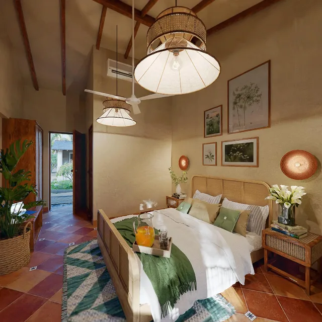 Tropical, Queen Bed، C'roque Beach Resort 3/3