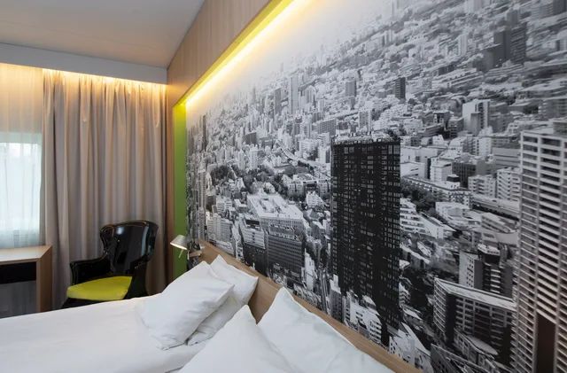 غرفة قياسية بسريرين منفصلين، Thon Hotel Bergen Airport 1/3