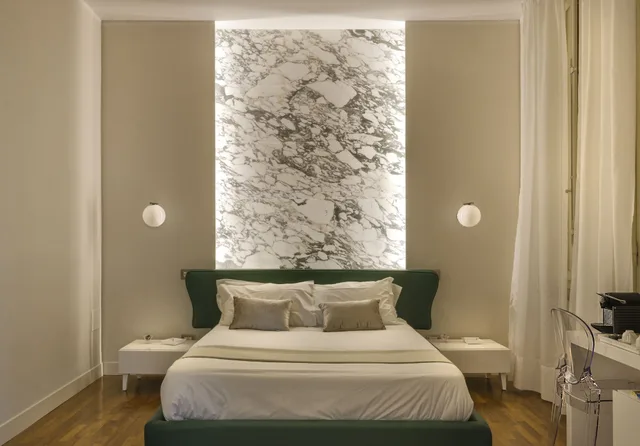 غرفة سوبيريور ثلاثية بسرير كوين مع أريكة بحوض استحمام، Palazzo Cini Luxury Rooms In Pisa 1/8