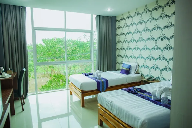 غرفة بسريرين منفصلين، Km Hotel Chiangmai 2/4
