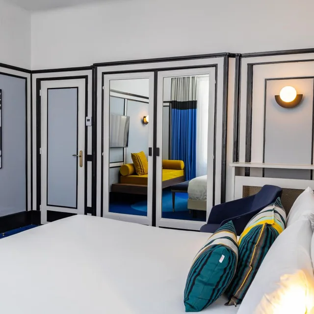 غرفة سوبيريور عائلية بسرير مزدوج، Hotel Plaza Biarritz Plage - Handwritten Collection 10/10