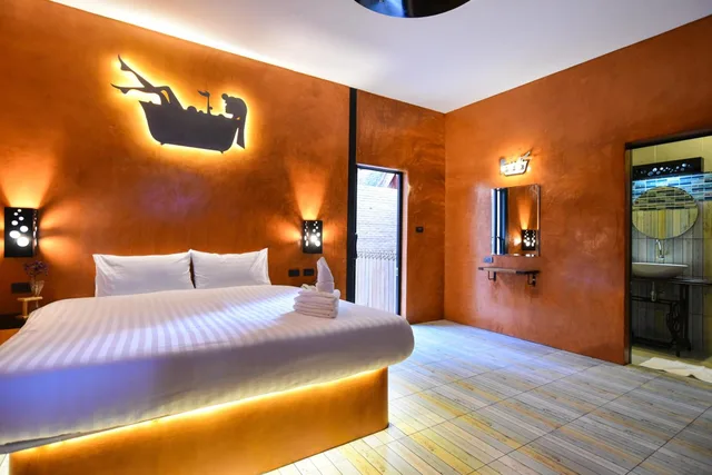 غرفة ديلوكس بسرير كينج، Bed Villa Resort Chaing Rai 1/3