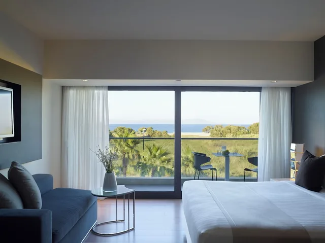 جناح بسرير كوين بإطلالة على البحر، Aqua Blu Boutique Hotel and Spa - Adults Only 5/7