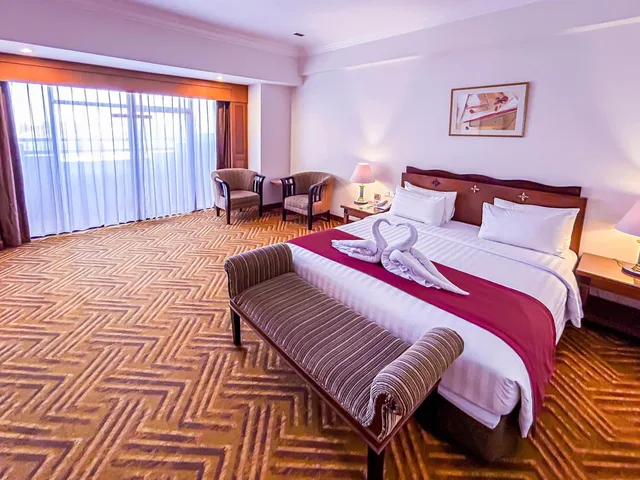 غرفة ديلوكس بسرير مزدوج أو سريرين منفصلين، Planet Holiday Hotel And Residence 5/10