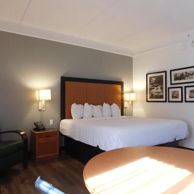جناح سوبيريور بسرير كينج مع أريكة، La Quinta Inn Suites Winston Salem 2/4