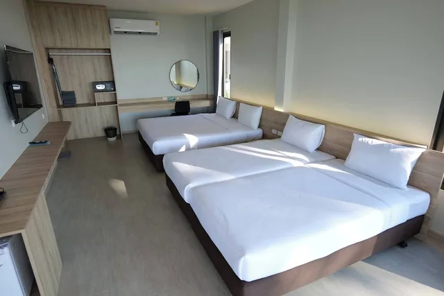 فيلا ديلوكس بسرير مزدوج وسريرين منفصلين، Rayong Chalet Resort 2/10