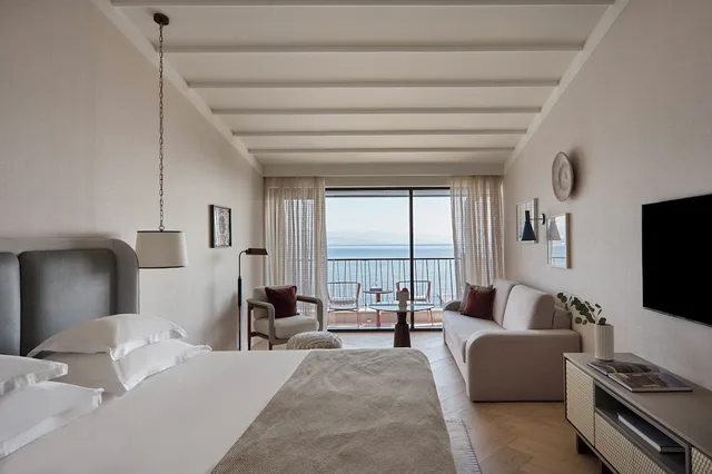 غرفة سوبيريور عائلية بسرير كينج بإطلالة على البحر بشرفة مع أريكة، Amadria Park Grand Hotel 4 Opatijska Cvijeta 5/8