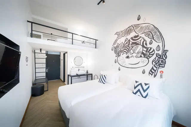 Go, Pod, Twin Beds, Futon Bed، Blu Monkey Hub and Hotel Ranong 1/3