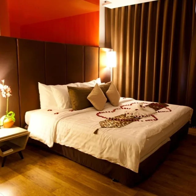 غرفة ديلوكس بسرير مزدوج أو سريرين منفصلين، Prajaktra Design Hotel 5/10