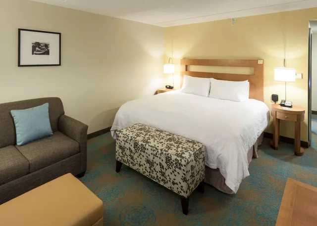 غرفة قياسية بسرير كينج لذوي الإعاقة، Hampton Inn Suites St Louis At Forest Park Mo 2/5