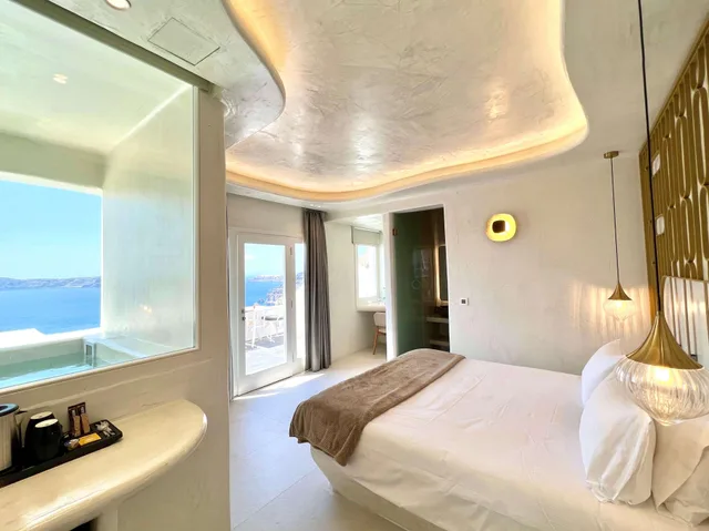 جناح شهر العسل بإطلالة على البحر، Athina Luxury Suites 6/10