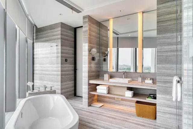 غرفة تنفيذية بسريرين مزدوجين، Courtyard By Marriott Hangzhou Xihu 6/6