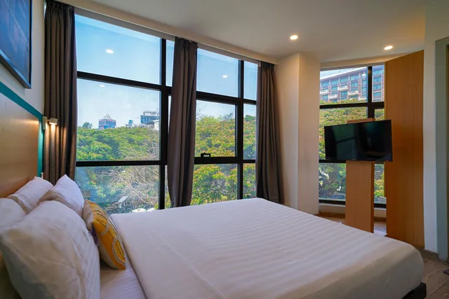 غرفة اقتصادية بسرير كوين، Olive Zip Richmond Circle by Embassy Group 1/1