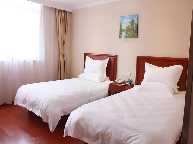 Room, Twin Beds, GreenTree Inn Shanghai Luojing Express Hotel 2/2