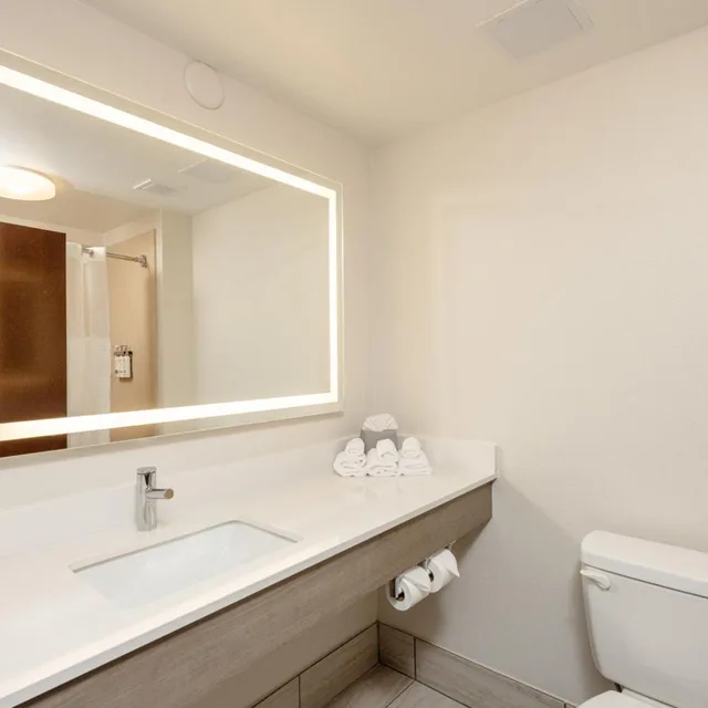 جناح بسرير كينج بغرفة نوم واحدة مع أريكة، Holiday Inn Express Charleston Ashley Phosphate 10/10