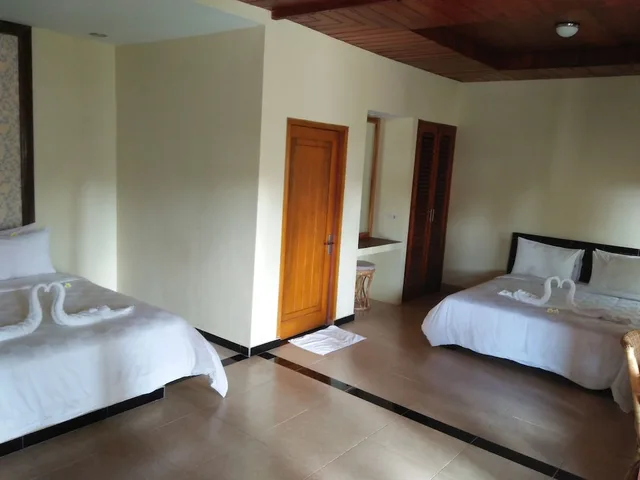 غرفة عائلية بسريرين مزدوجين، Villa Kinagu 2/5