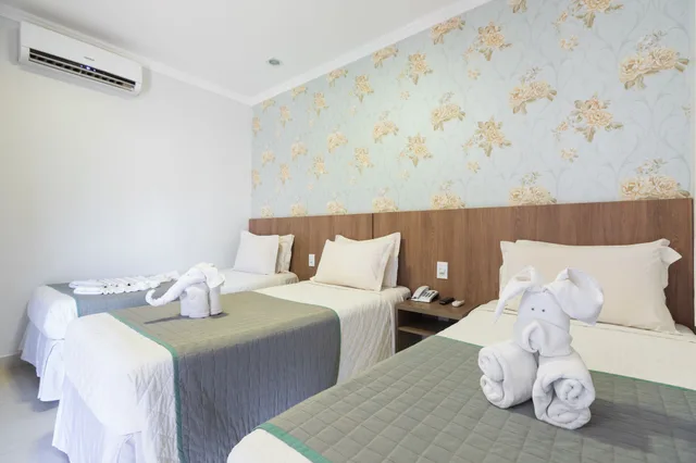 غرفة ديلوكس ثلاثية بثلاثة أسرّة، Cataratas Park Hotel e Eventos 4/8
