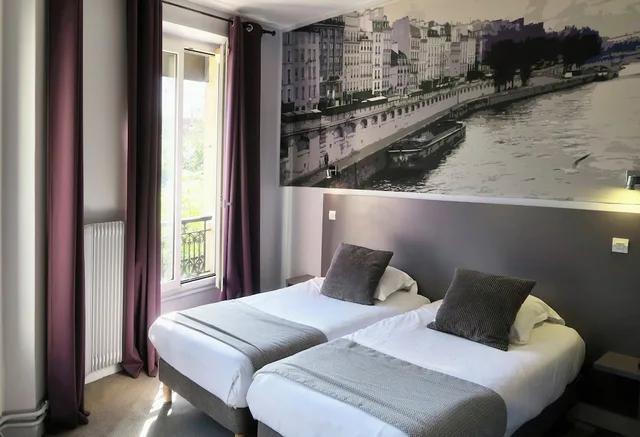 غرفة كومفورت بسريرين منفصلين، Hotel Odessa Montparnasse 3/7