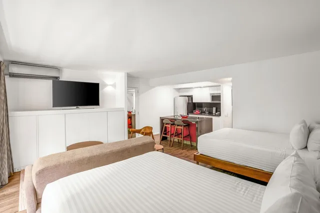 جناح ديلوكس بسرير كينج وسرير كوين بغرفتي نوم، Armonik Suites 5/10