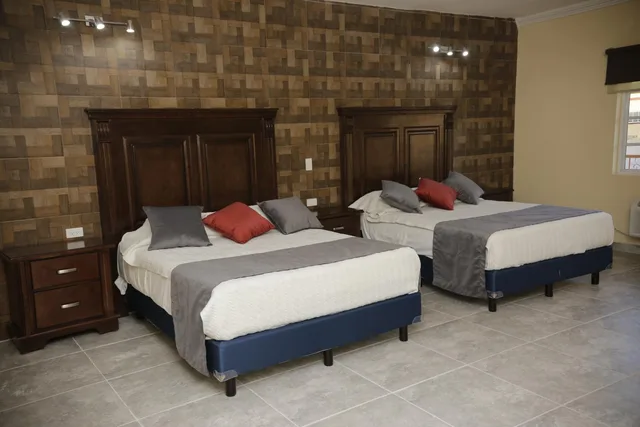 غرفة ديلوكس بسريرين مزدوجين، Hotel Posada Santa Fe 2/6