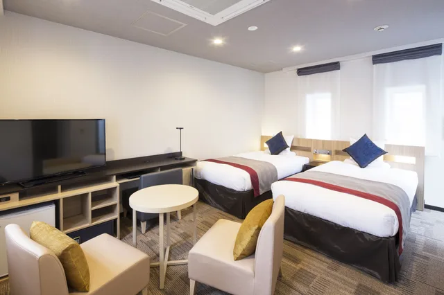 غرفة قياسية بسريرين منفصلين لغير المدخنين، Hotel Mystays Tachikawa 5/10