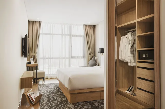 شقة ديلوكس بسريرين كينج وسرير فردي بـ3 غرف نوم، Oakwood Residence Saigon 5/6