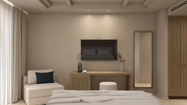 Room, Twin Beds, Inland View, Sofa، Atlantica Callisto 4/10