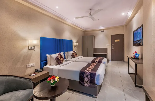 غرفة ديلوكس بسريرين منفصلين، Lords Eco Inn Dahej 4/8