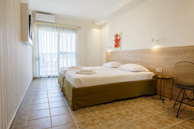 غرفة بسرير مزدوج، Marialena Hotel 3/5