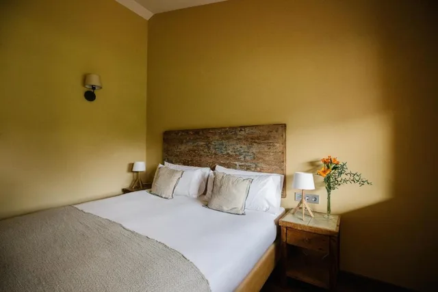 غرفة بشرفة مفردة بسرير مزدوج، Mas Salagros Ecoresort Aire Ancient Baths 1/1