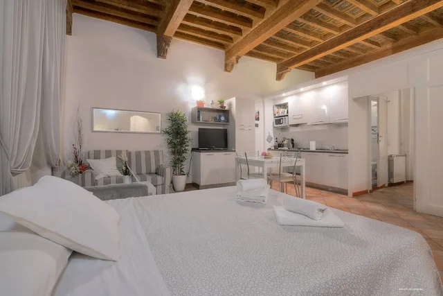 شقة ديلوكس بسرير كوين بغرفة نوم واحدة مع أريكة، Wine Apartments Florence Moscato 3/3