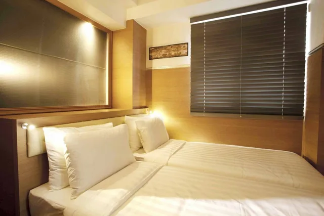 غرفة بسريرين منفصلين، Bluejay Residences 2/8