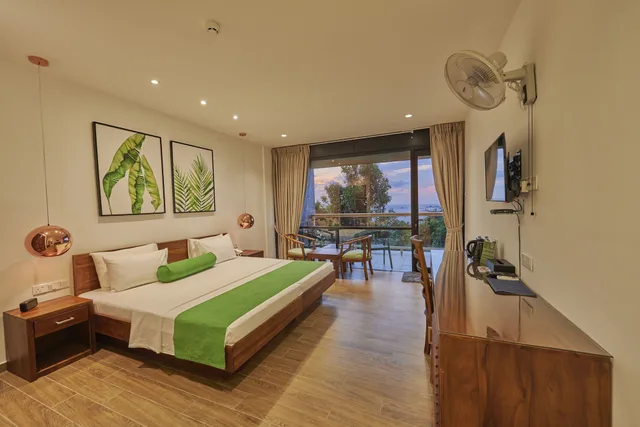 غرفة ديلوكس بسريرين منفصلين بإطلالة على الحديقة، Agnus Luxury Villa - Unawatuna 1/10