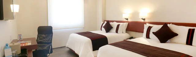 غرفة بسريرين يُسمح فيها بالحيوانات الأليفة، Mision Express San Luis Potosi 1/1
