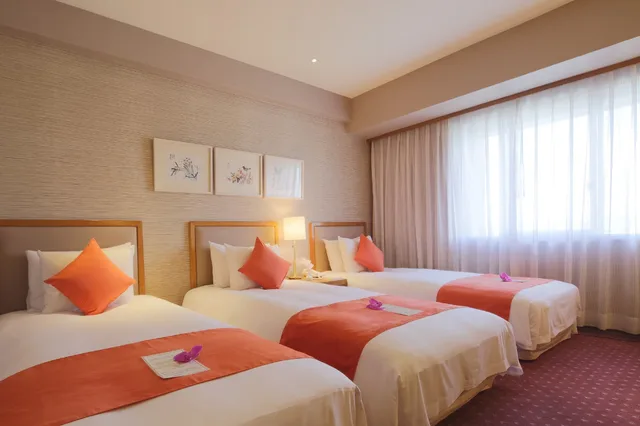 غرفة سوبيريور ثلاثية بثلاثة أسرّة، Hotel Riverview Taipei 1/2