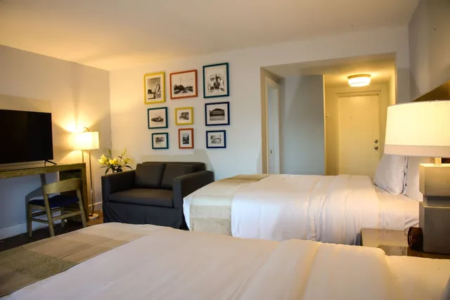 غرفة ديلوكس بسريرين مزدوجين بمطبخ صغير، Sunset Inn 3/5