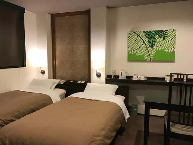 غرفة قياسية بسريرين منفصلين، Hotel Plaza21 Osaka 1/1
