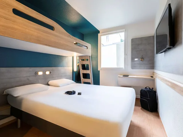 غرفة ثلاثية بسرير مزدوج، ibis budget Montpellier Sud Pres d Arenes 3/10