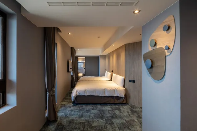 Deluxe, Family, 2 Double Beds, Taipei 101 View، Roaders Plus Hotel Taipei Station 2/3