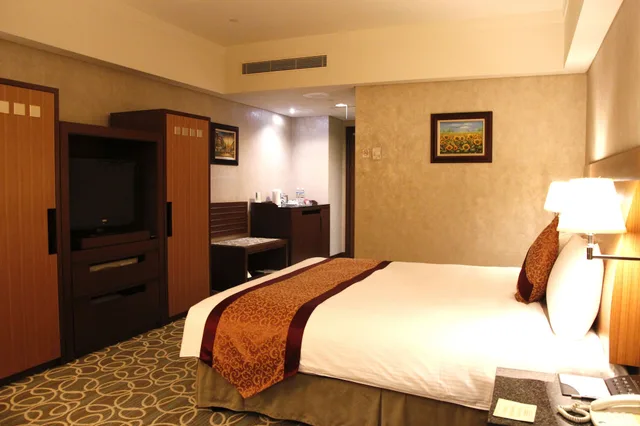 غرفة ديلوكس بسرير مزدوج، Evergreen Plaza Tainan 2/4