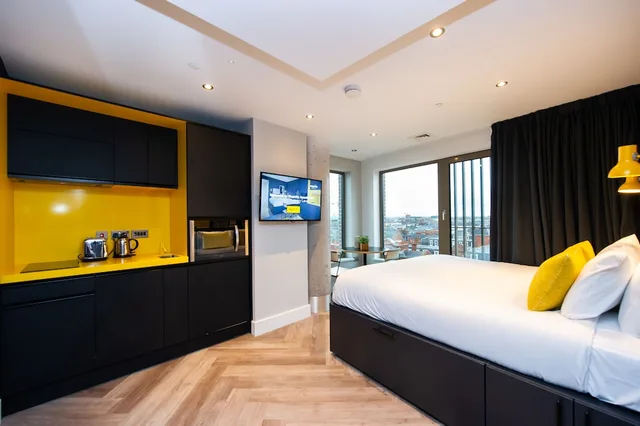 شقة استوديو بسرير كينج، Staycity Aparthotels Dublin Castle 3/6