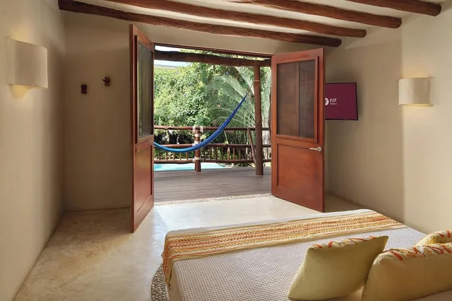 غرفة بريميوم بسرير كينج وسرير كوين، Hotel El Pueblito 10/10