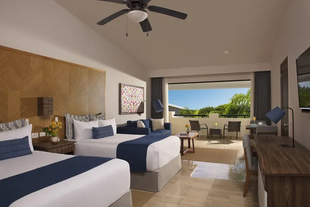 جناح بريميوم بسرير مزدوج بإطلالة على الحديقة، Dreams Sapphire Resort And Spa 1/2