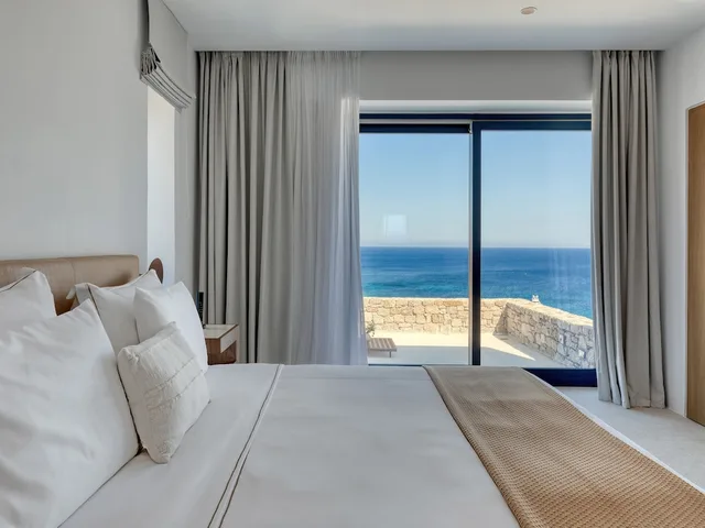 فيلا غراند بسرير كينج بغرفة نوم واحدة مع أريكة، Cali Mykonos 1/6