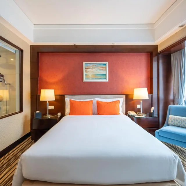 غرفة بزنس مفردة بسرير مزدوج، Leeden Hotel Guangzhou 1/7