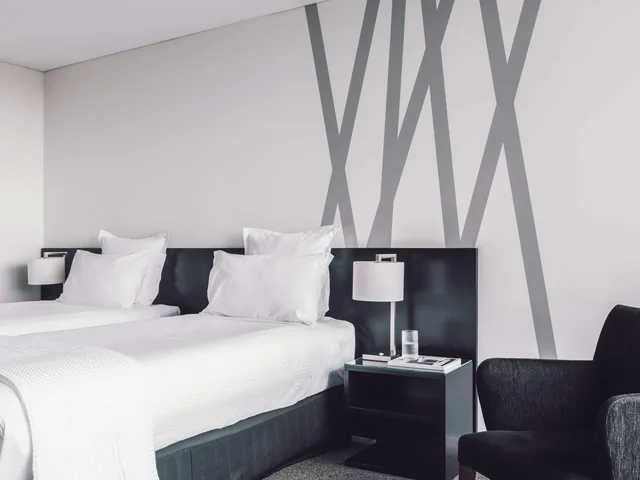استوديو بسرير مزدوج أو سريرين منفصلين بمطبخ صغير، Quay West Suites Melbourne 3/6