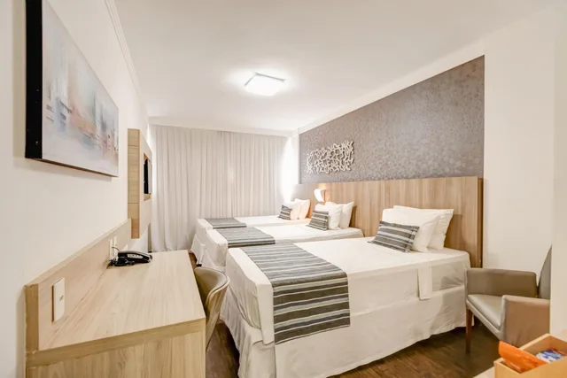 غرفة فاخرة ثلاثية بثلاثة أسرّة، Allia Gran Hotel Pampulha Suites 3/8